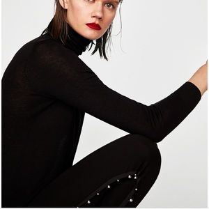 NEW ZARA legging with detail